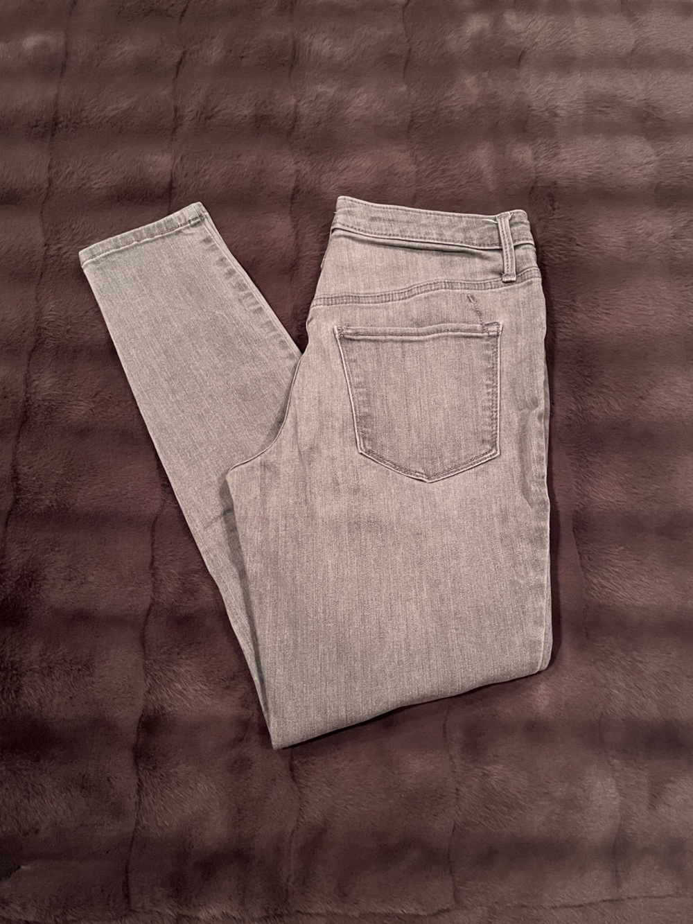 Mossimo Denim High-Rise Jegging Gray Stretch Denim (Size: 4/27R)